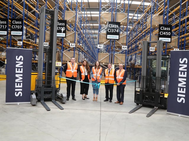 Siemens Mobility - opening of new Kettering facility:£10m investment into Siemens Mobility in Kettering