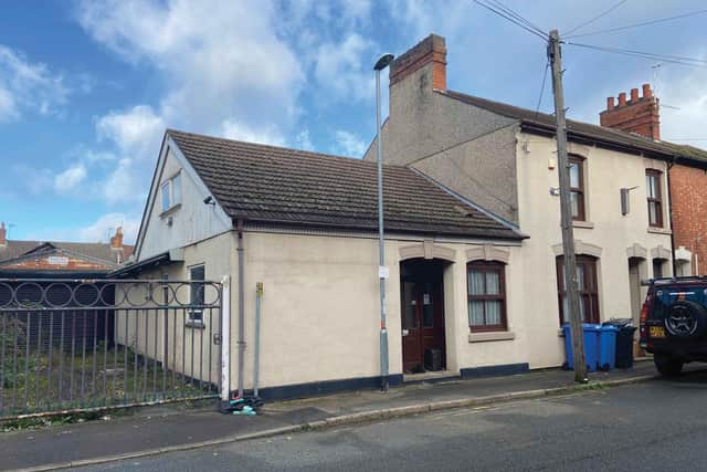 The property is being auctioned off