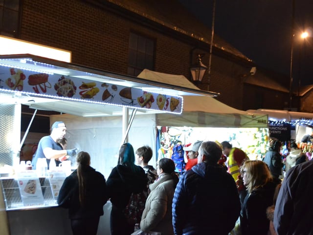 All smiles as Wellingborough officially welcomes the festive season with the annual Christmas lights switch-on