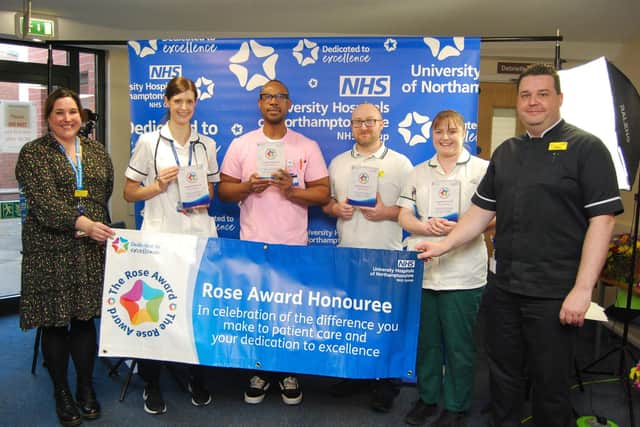 The ROSE Award winners at their group presentation on November 25.