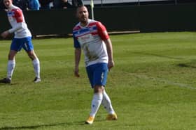 Michael Harriman is staying at AFC Rushden & Diamonds in a player-coach role. Picture by Shaun Frankham