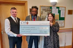 The money was raised at the Spirit of Corby Awards last year