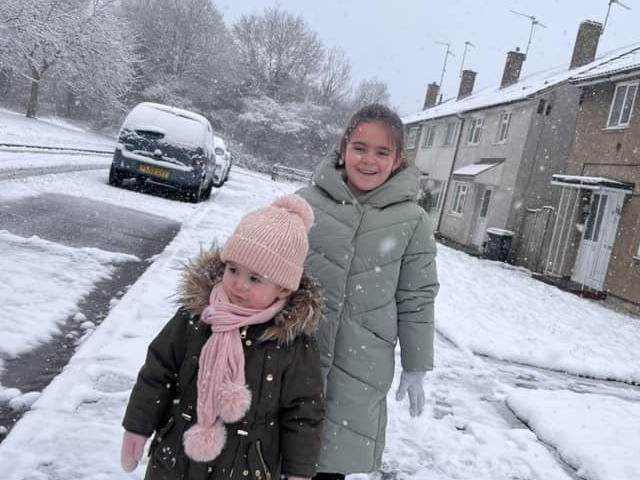 Doreen sent in this picture of children on their way to school - not many are still open!