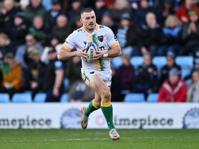 Ollie Sleightholme scored a hat-trick for Saints at Exeter on January 6