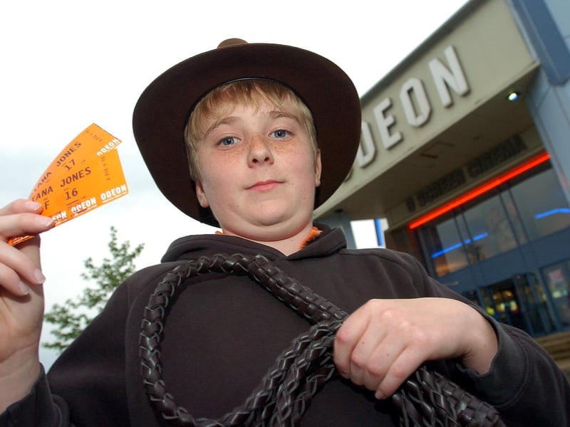 James Hendrickson, 13, winner of the Evening Telegraphs competition to see the Indiana Jones movie at The Odeon Cinema in Kettering
Friday, 06 June 2008
: Retro special from the archive of the Odeon, Kettering