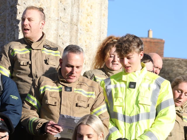 Annual Boxing Day Squirt between Geddington Volunteer Fire Brigade and Northants Fire and Rescue at Geddington Ford/National World