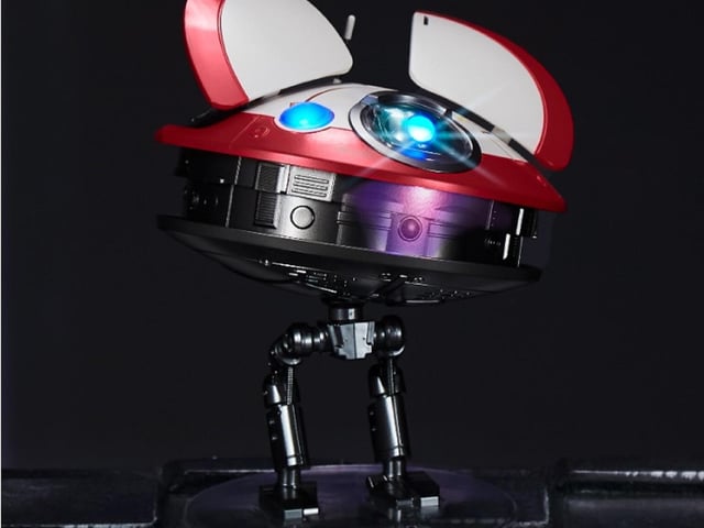 The Star Wars L0-LA59 (Lola) Animatronic Edition from Hasbro's Star Wars collection lets children and fans alike bring home a beloved droid companion. This Star Wars toy features design and deco inspired by the Obi-Wan Kenobi live-action series on Disney+. Touch the censor on L0-LA59's head to activate more than 45 different light, sound and movement combinations through 3 modes of play. £91.99, Ages 4+.
