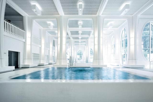 The pools in the TaminaTherme Spa