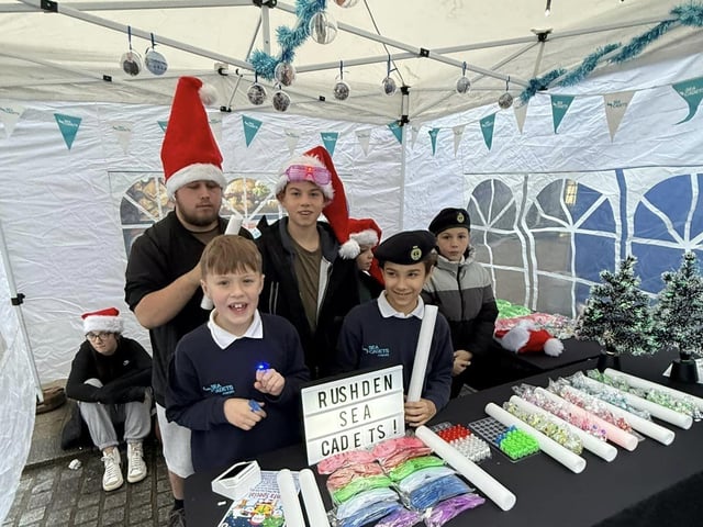 Christmas arrives in Rushden as crowd gathers in town centre for annual switch on
