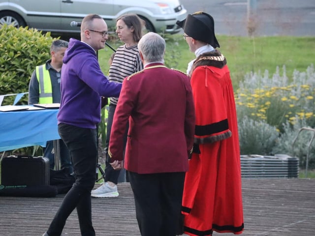 Corby D-Day Beacon Lighting 2024:Corby D-Day Beacon Lighting 2024