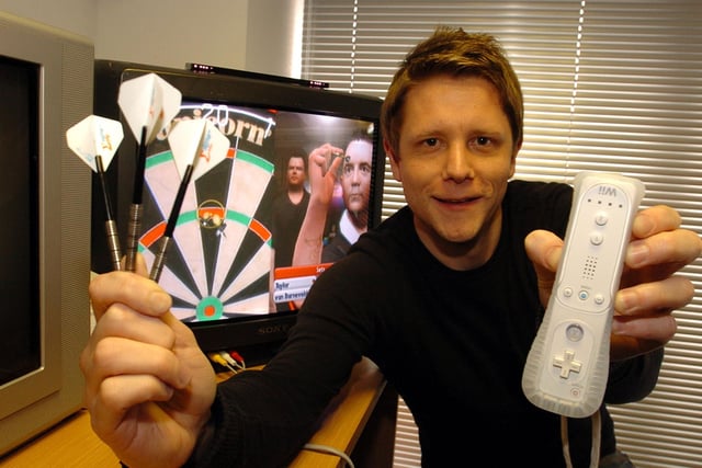 Wii Darts: From conventional darts to this,   David Wiltshire demonstrates the new Wii 2009