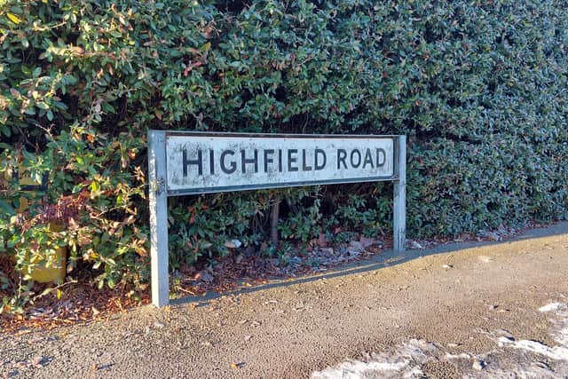 Highfield Road is an otherwise unassuming street