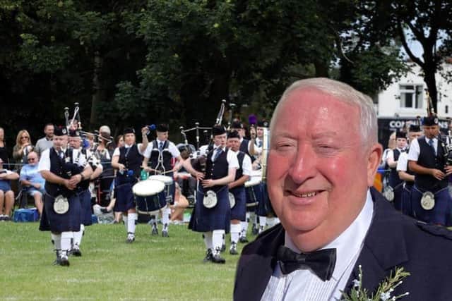 Ian Boyle is the chieftain of this years' Corby Highland Gathering