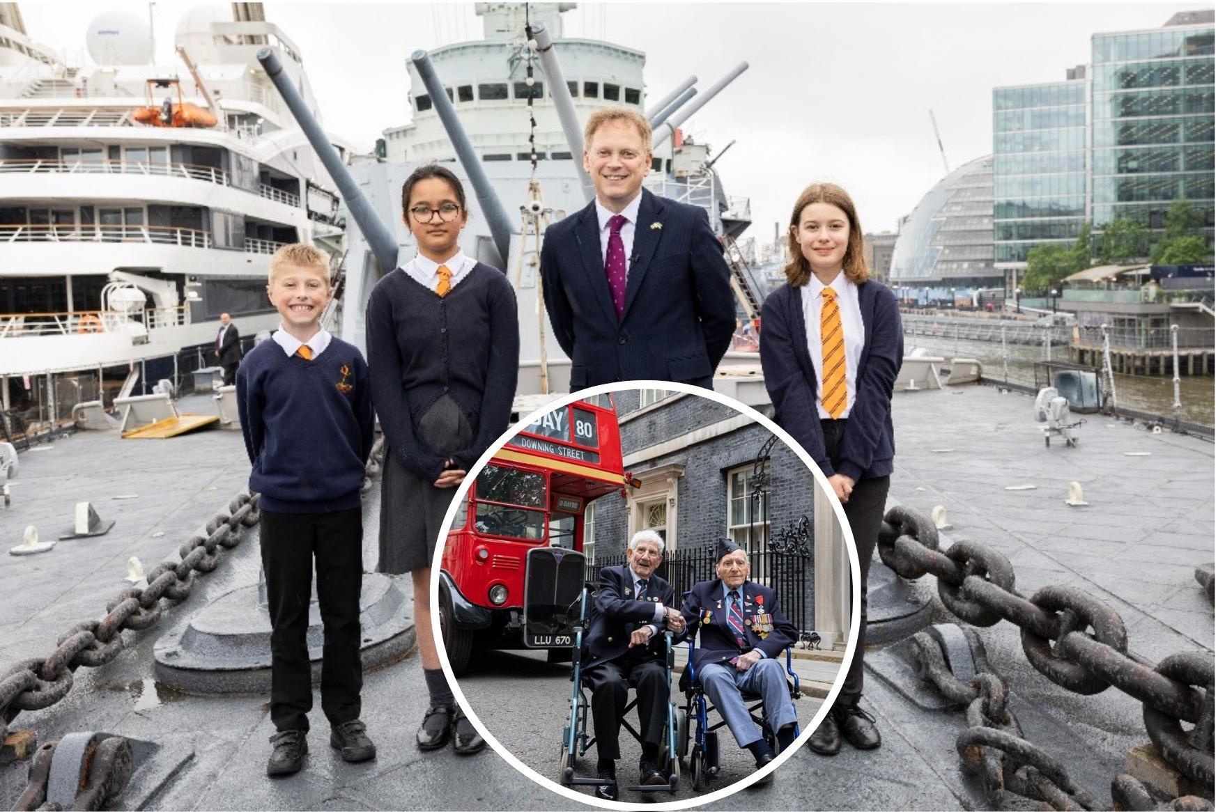 Kettering primary school pupils take part in special D-Day lessons with veterans at 10 Downing Street - Vimarsana News