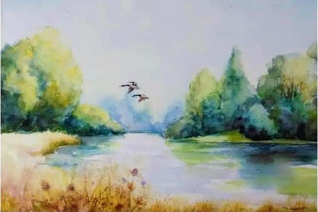 Paintings of the Nene Valley will be on sale on Sunday, October 23, 2022