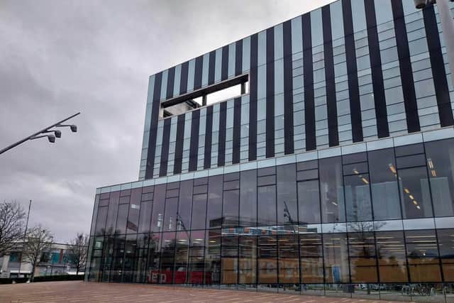 Corby Cube, North Northamptonshire Council. Credit: Nadia Lincoln LDRS