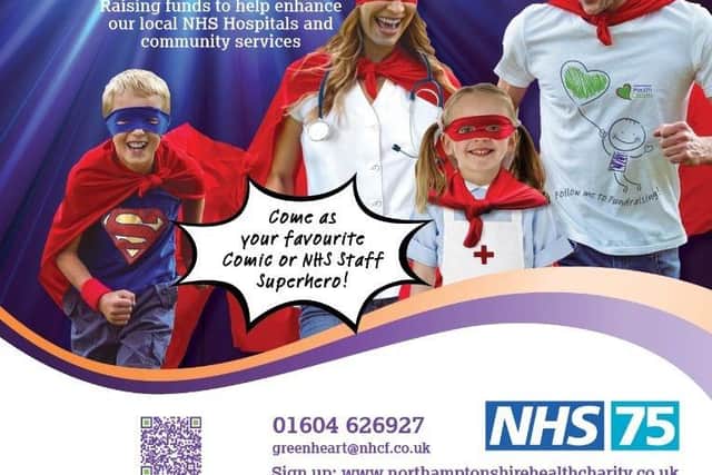 Dress up for Northamptonshire Health Charity's Superhero Fun Run & Family Day this September