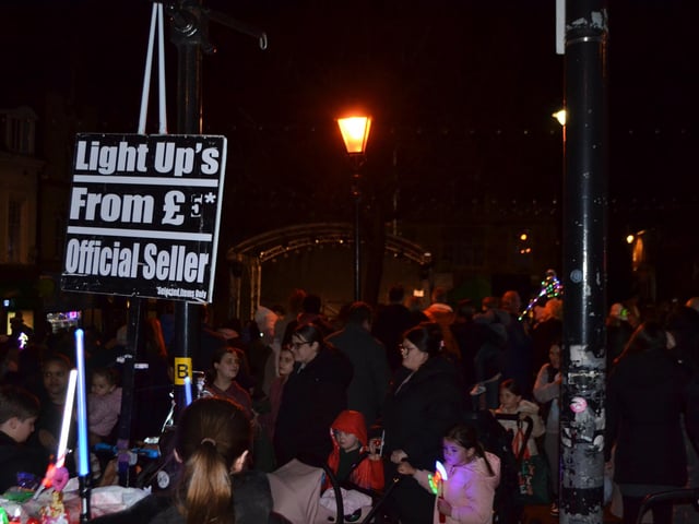 All smiles as Wellingborough officially welcomes the festive season with the annual Christmas lights switch-on