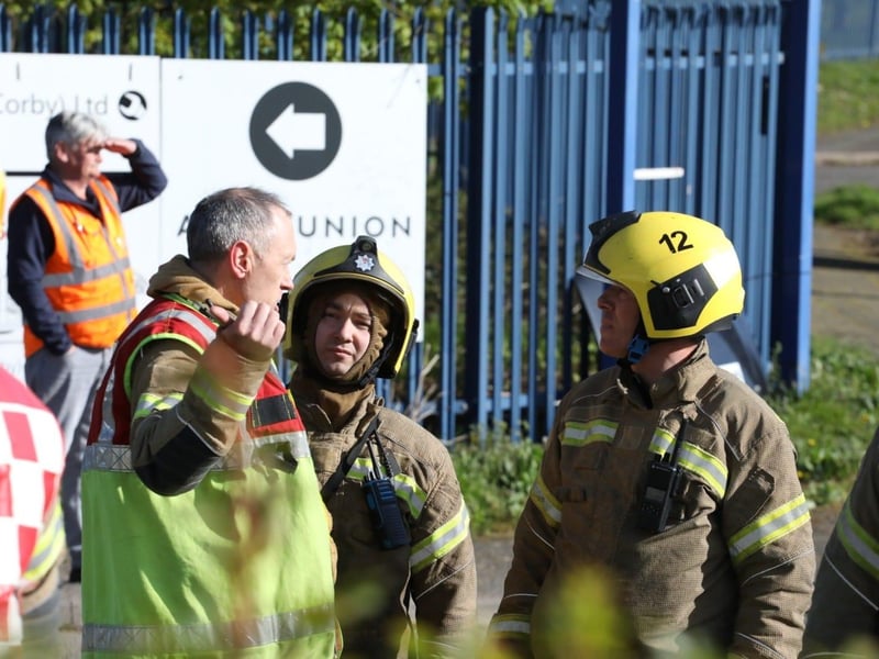Factory fire Corby, Princewood Road
National World