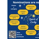 The nominations for the 2022 Spirit of Corby awards are open