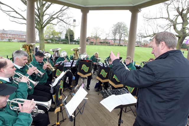 Rushden Mission Band performing in Wellingborough in 2013