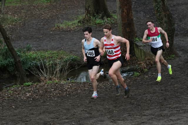 First three in the Men's race - Haydn Arnall (146), Fynn Batkin (148), Skip Snelson (184)