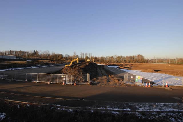 The site of the new processing plant in Wellingborough