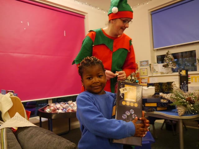 The raffle was very popular with children at Diamond Preschool
