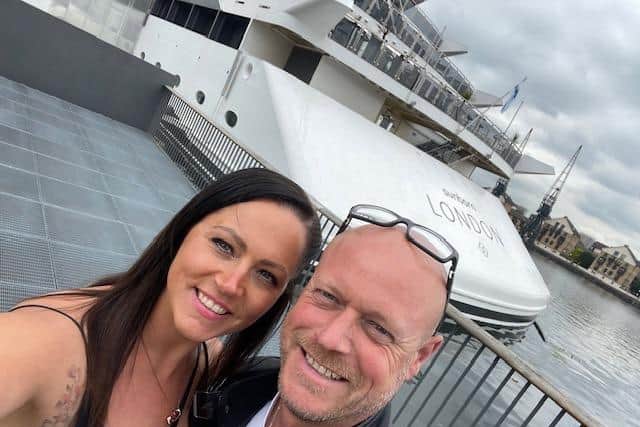 Natasha Goodman and partner Dean Knowles