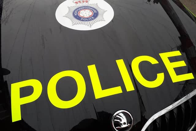 Police want to trace the owner of a dog which bit an eight-year-old child in an alleyway outside a Northampton school on Monday