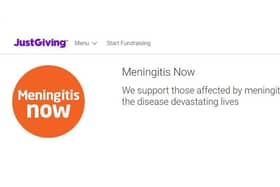 Nicky is raising money for Meningitis Now