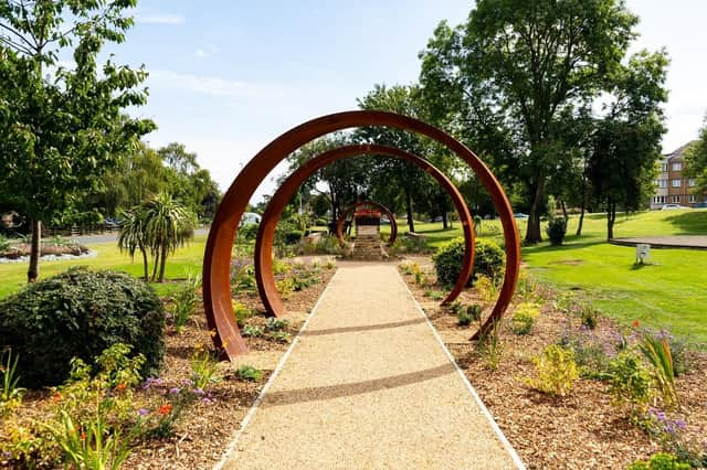 The beautiful new memorial walk is dedicated to Cyril Sellars. Image: North Northamptonshire Council