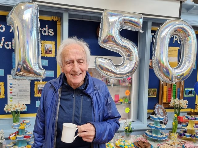 John Allen think he might be the pupil who spent the least time at the school. His first day at the school was his last on the Alfred Street site, as a bomb hit his classroom - he'd been ill with whooping cough - and was there for less than two hours.
