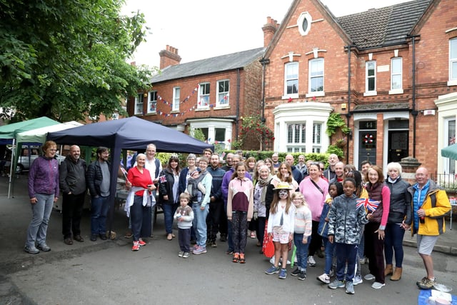 Wellingborough, Castle Street residents celebrate