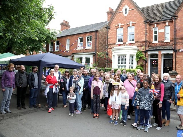 Wellingborough, Castle Street residents celebrate