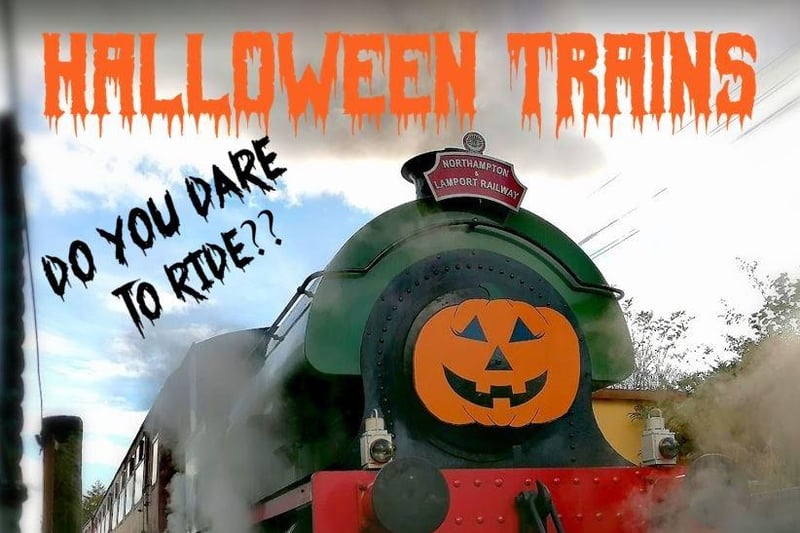 The railway has 'trick or treat' daytime trains running on October 28 and 29 and also and after dark 'fright night' trains on October 28.
The trains will be decorated for Halloween and fancy dress is encouraged. 
Visit the railway's website to book tickets.
