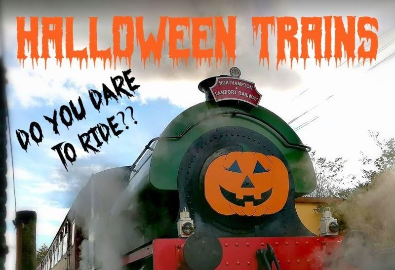 The railway has 'trick or treat' daytime trains running on October 28 and 29 and also and after dark 'fright night' trains on October 28.
The trains will be decorated for Halloween and fancy dress is encouraged.
Visit the railway's website to book tickets.