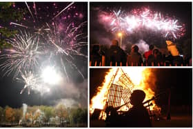 Corby torchlit procession and firework display /IMG