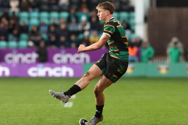 James Pater kicked the match-winning conversion against Saracens (photo by David Rogers/Getty Images)