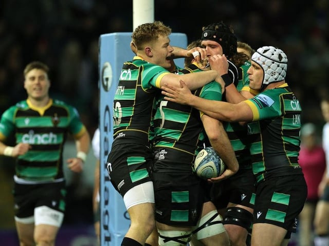 Saints secured an impressive win against Saracens at the Gardens on March 29