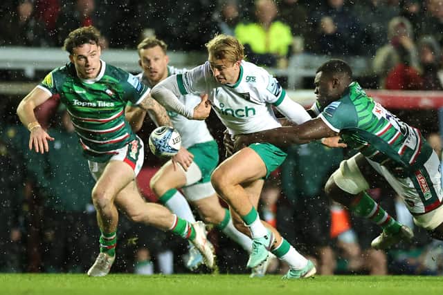 James Ramm in action against Leicester (photo by David Rogers/Getty Images)