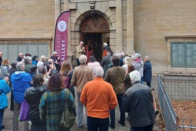 Doors of the Alfred East Art Gallery in Kettering are opened to the public/NNC