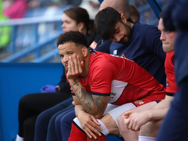 The look on Rhys Sharpe's face just about sums things up