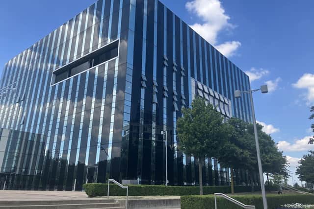 The Corby Cube, home to North Northamptonshire Council.Credit: Nadia Lincoln LDRS