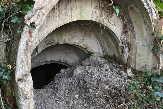 WWII Bomb shelter entrance discovered after four decades