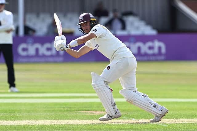 James Sales is one run away from a seocnd half-century of Northamptonshire's match against Gloucestershire