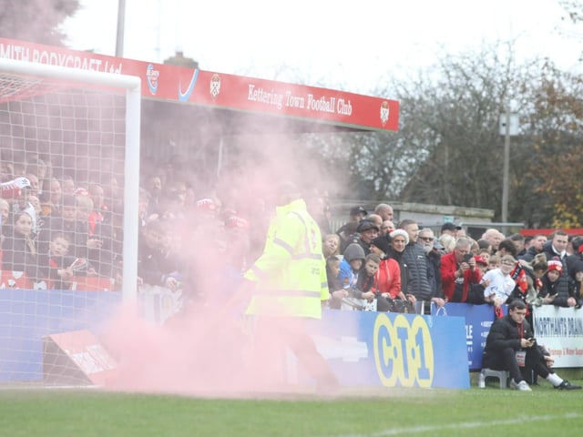 Kettering Town FC's second round FA Cup tie