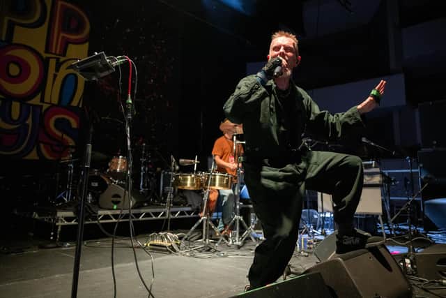 Stereo MC's on stage at Royal & Derngate in Northampton on Thursday, March 28. Photo by David Jackson.