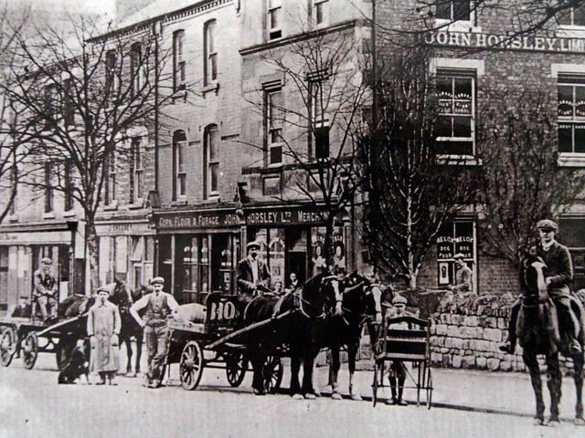 John Horsley Ltd Corn and Flour and Forage Merchants back in 1912 in Midland Road, Wellingborough