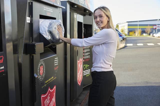 One of the donation banks
